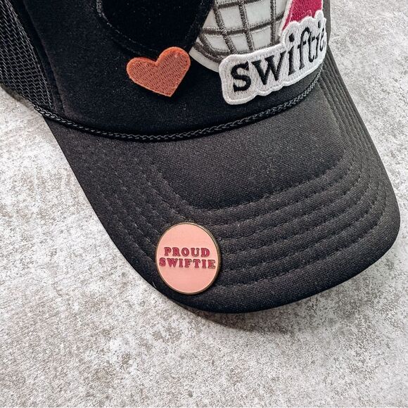 Custom Swiftie Black Trucker Hat - Picture 3 of 5